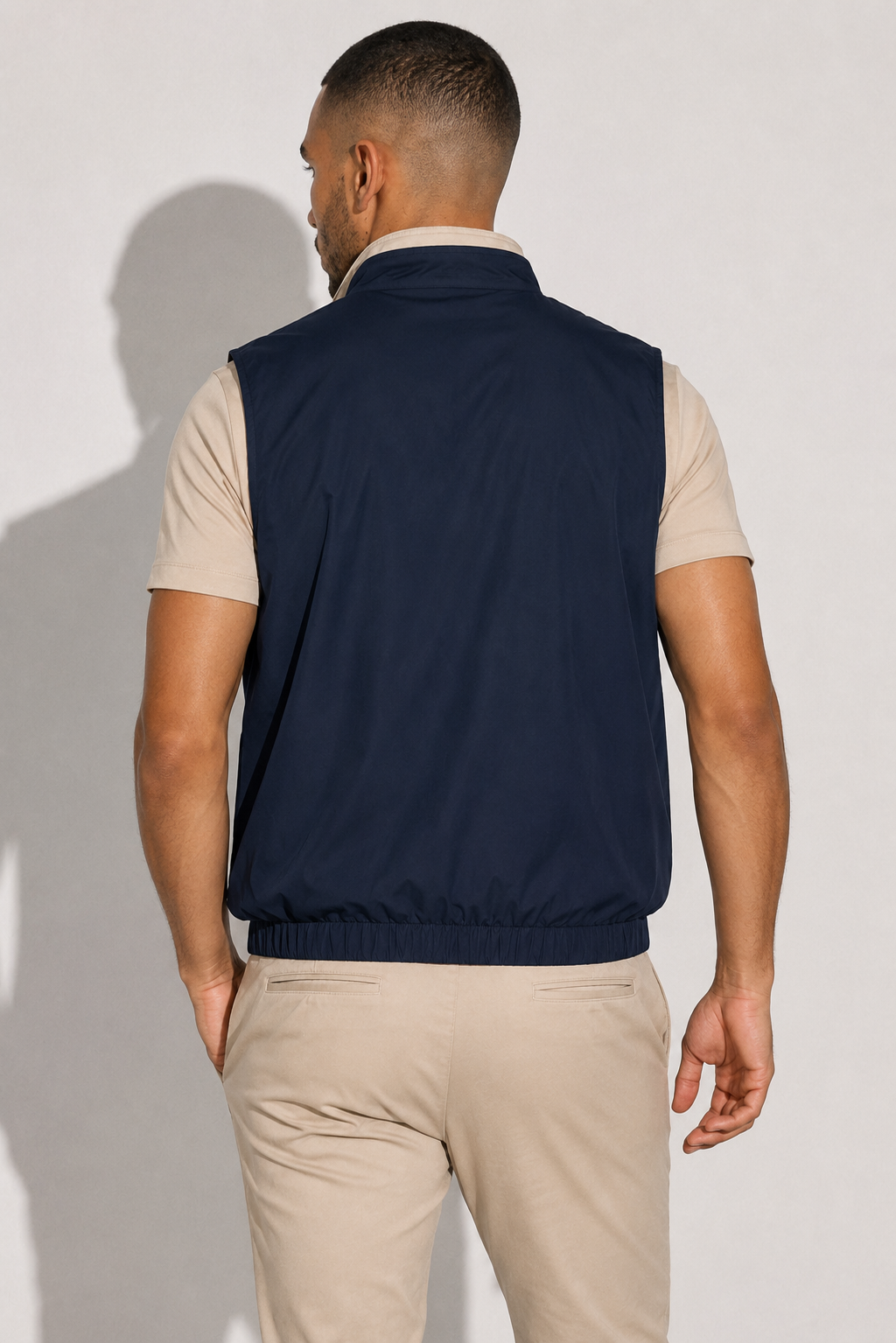 Bodywarmer réversible léger · Marine