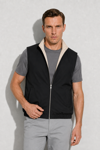 Bodywarmer réversible léger · Noir