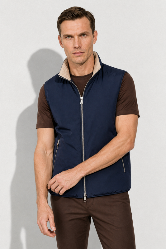 Bodywarmer réversible · Marine