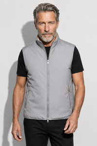 Reversible body warmer · Grey
