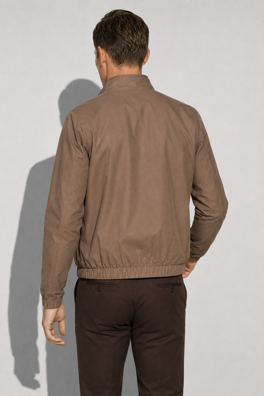 Stretch-Twill-Jacke · Taupe — Ansicht 4