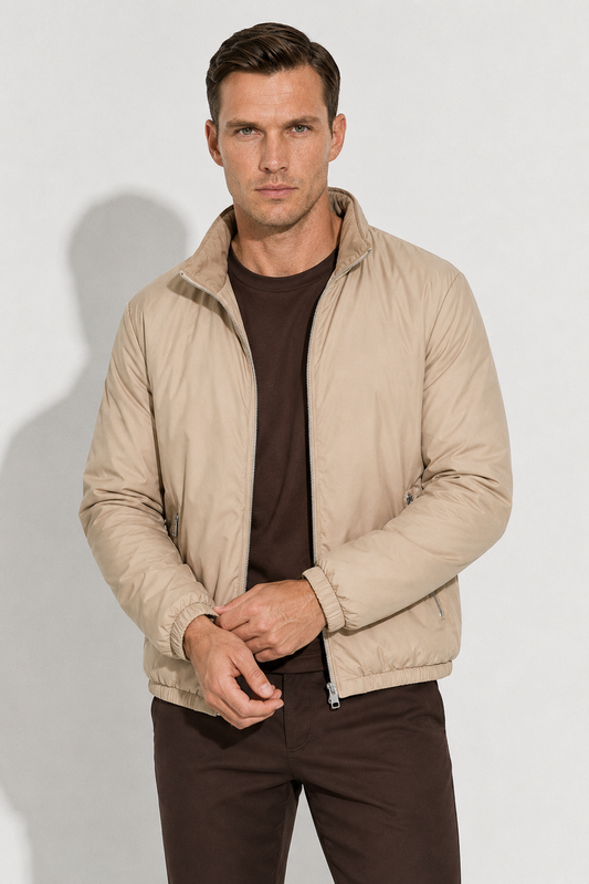 Doudoune réversible · Beige
