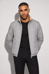 Reversible Puffer Jacket · Grey