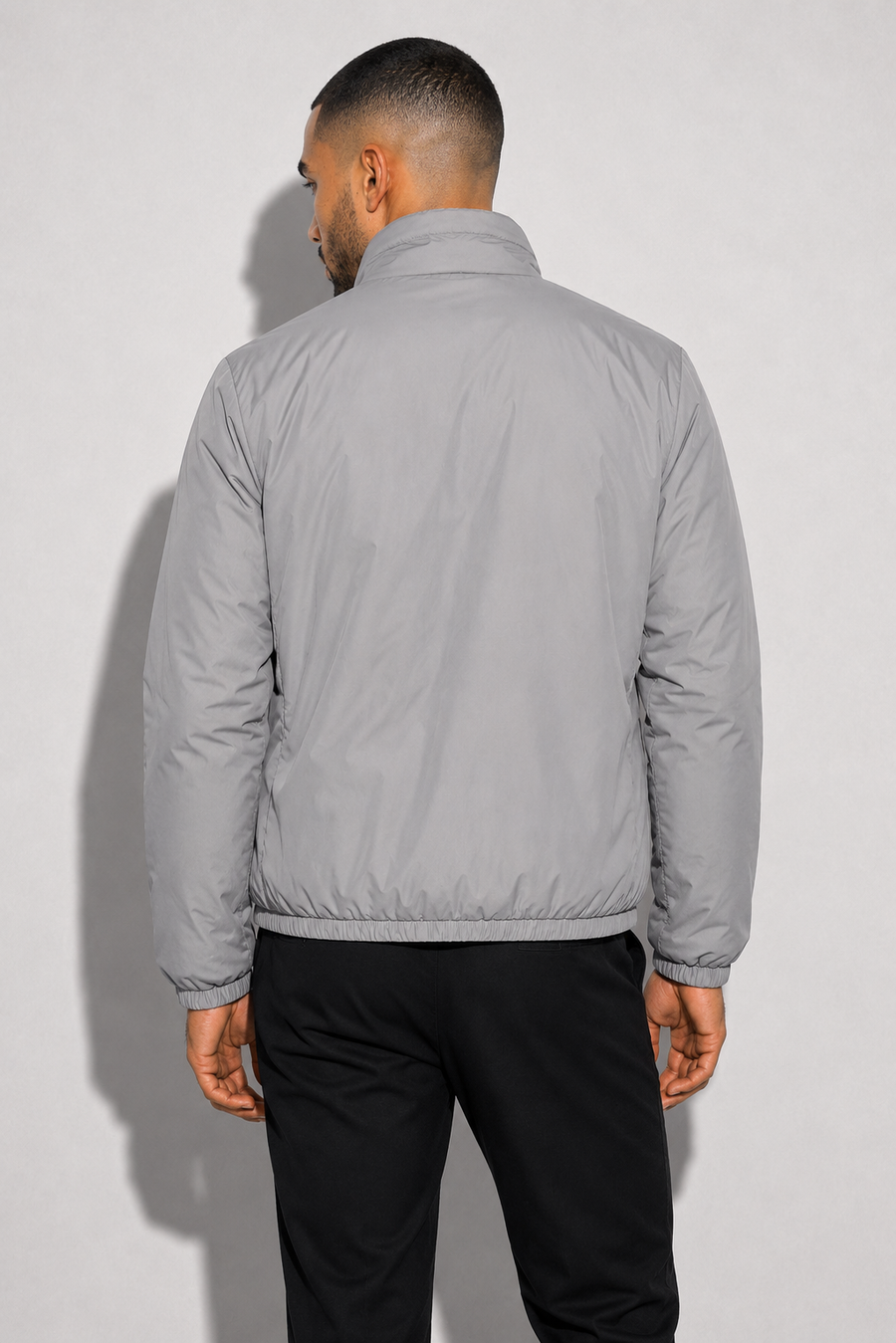 Chaqueta acolchada reversible · Gris — Vista 5