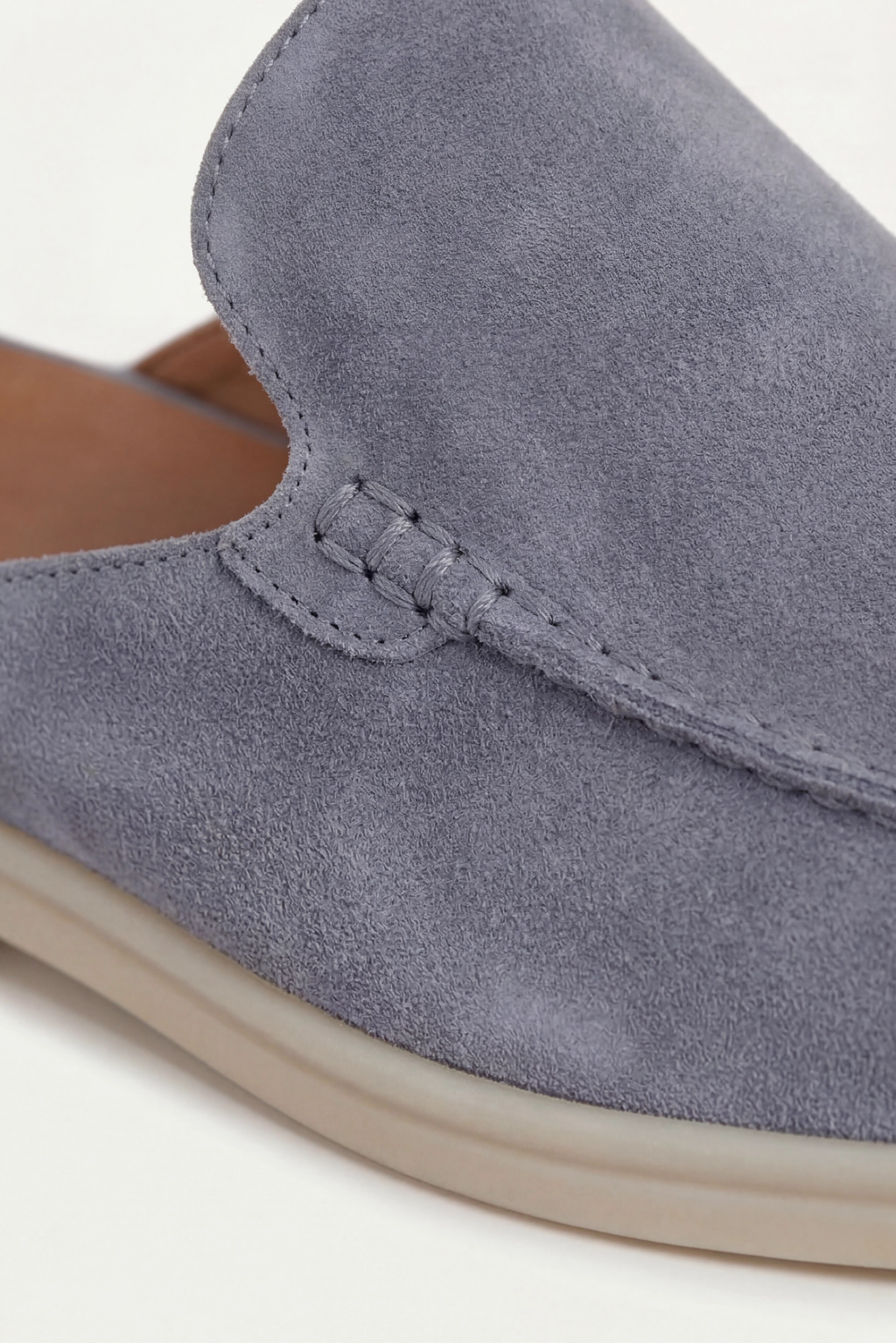 Mule suède · Bleu clair - Norda