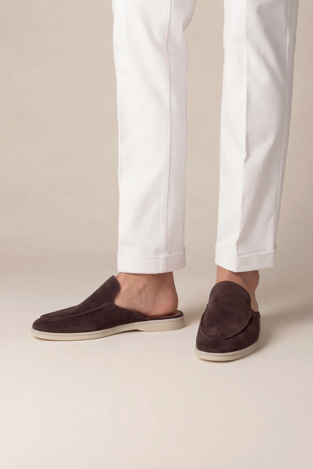 Mule suède · Marron - Norda