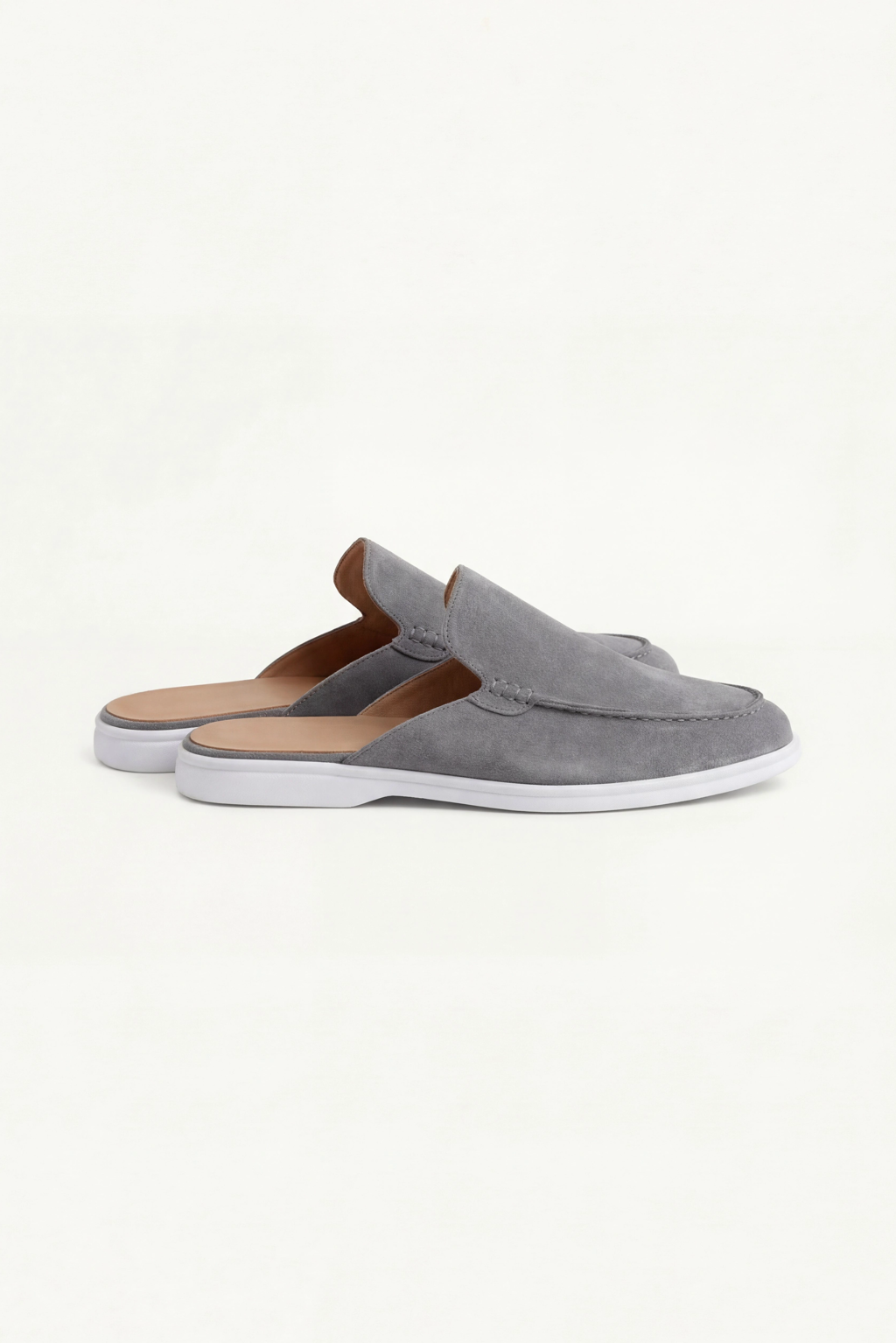 Mule suède · Gris - Norda
