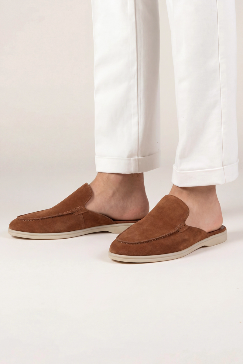 Mule suède — vue 2