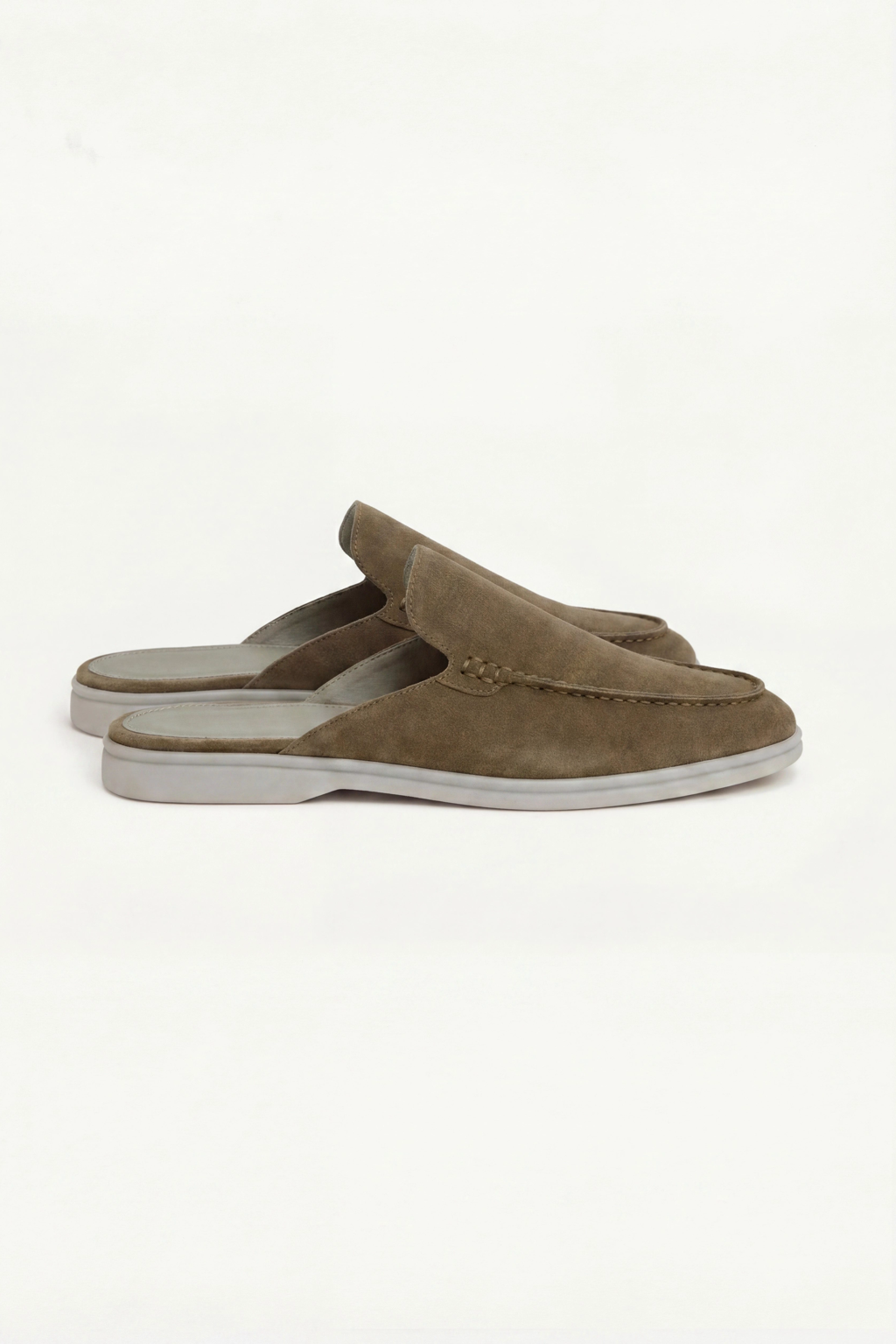 Mule suède · Olive - Norda