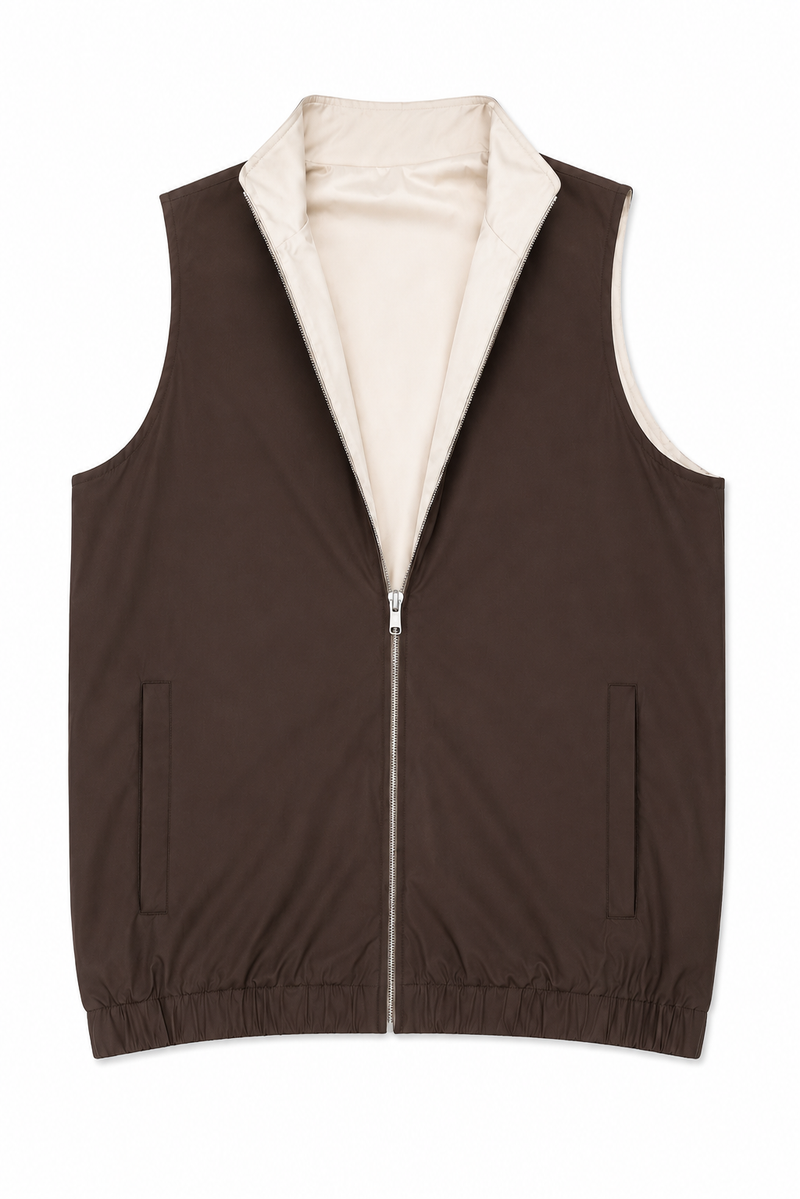 Bodywarmer réversible léger