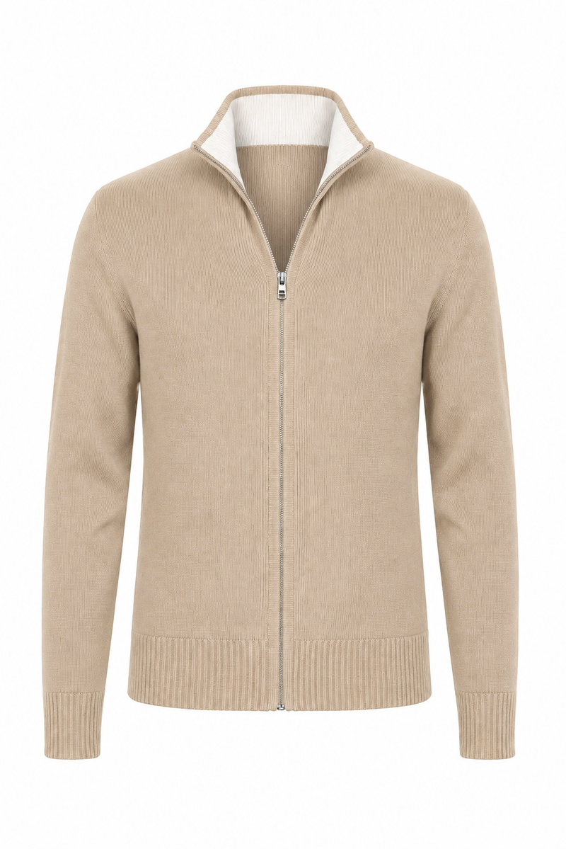 Cardigan zippé