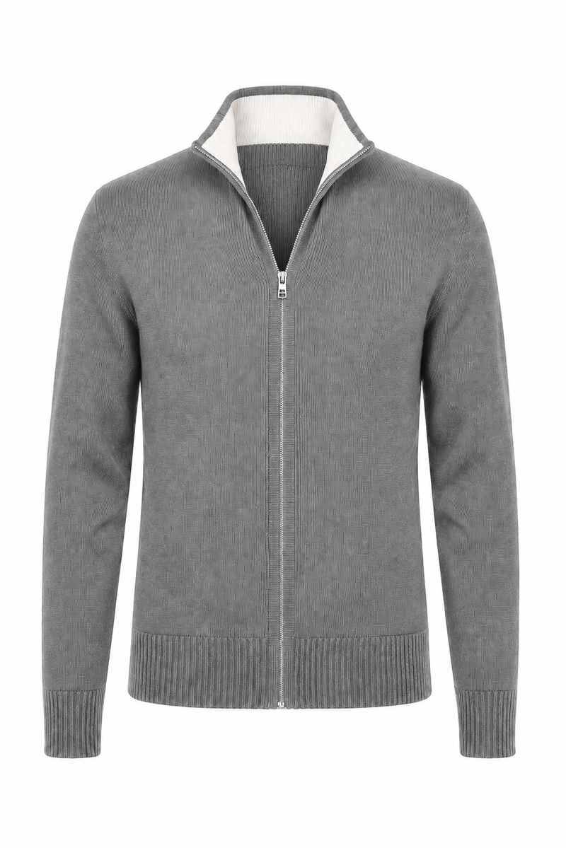 Cardigan zippé