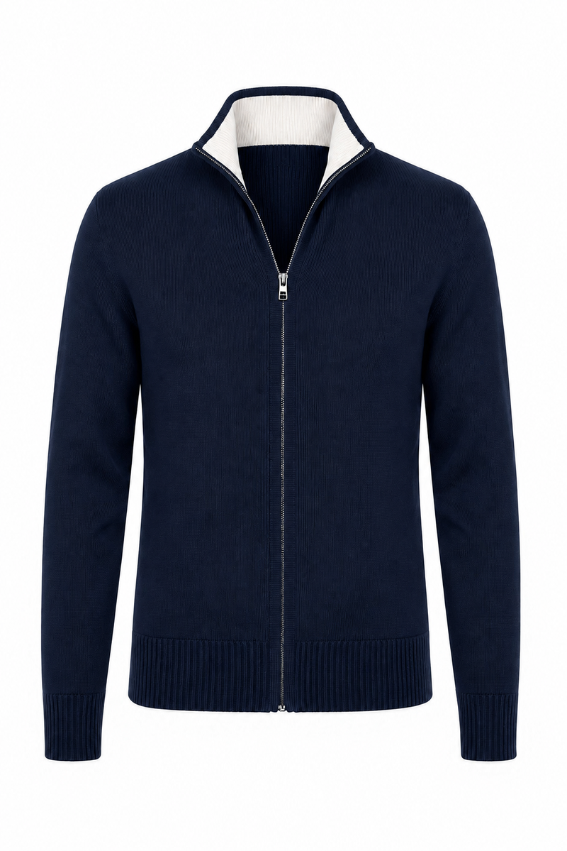 Cardigan zippé