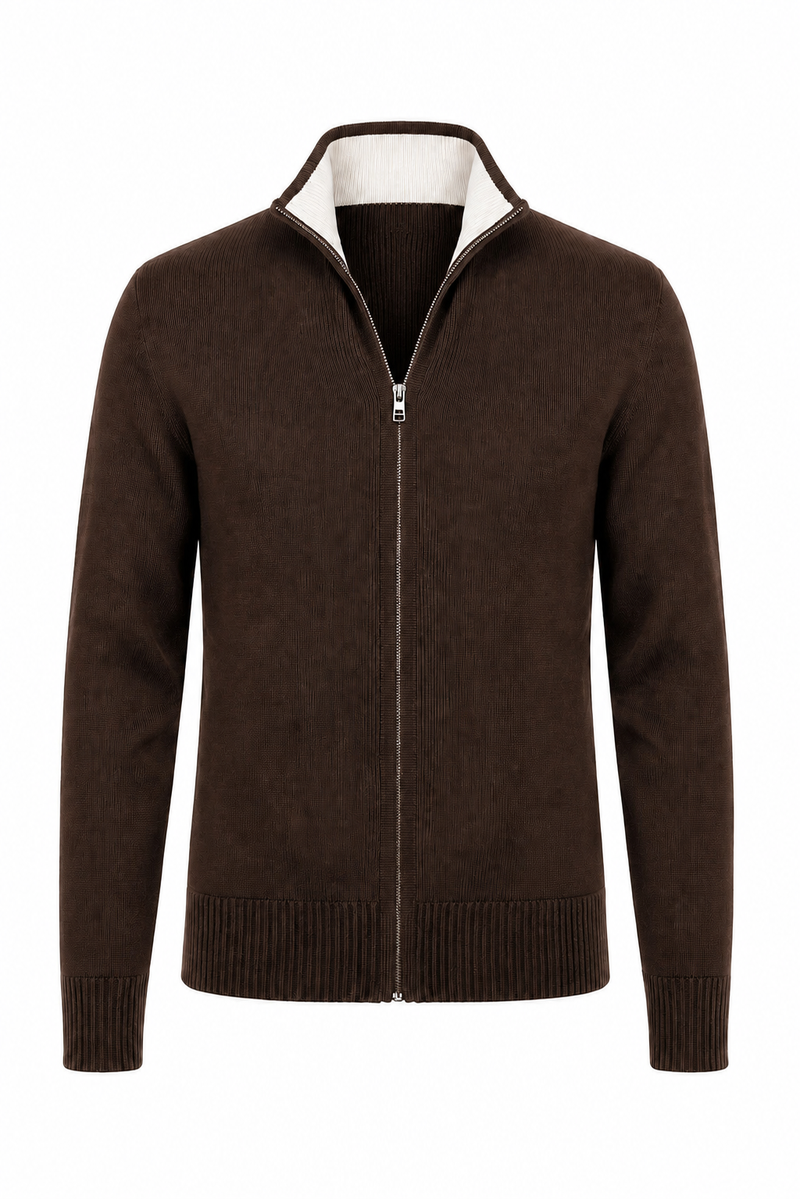 Cardigan zippé