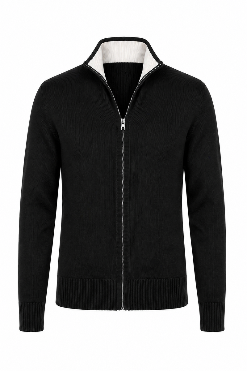 Cardigan zippé