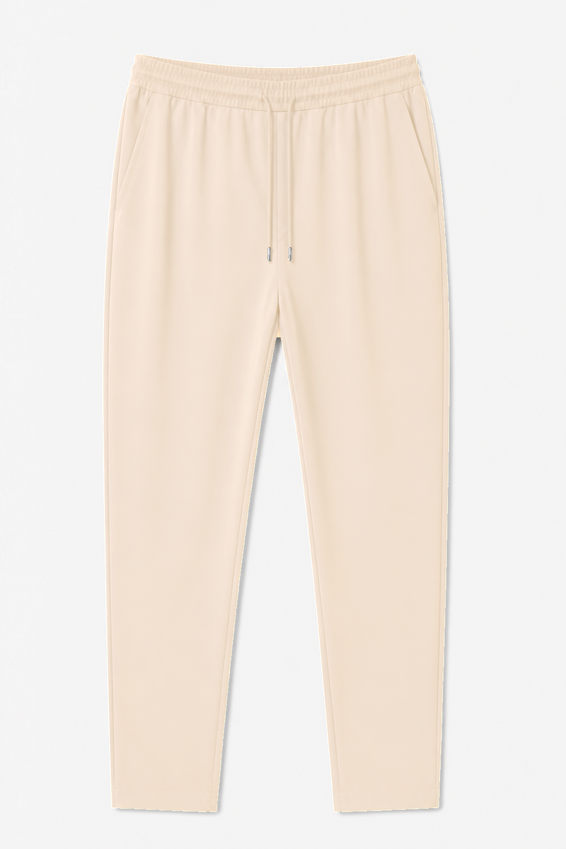 Smart stretch trousers · Beige