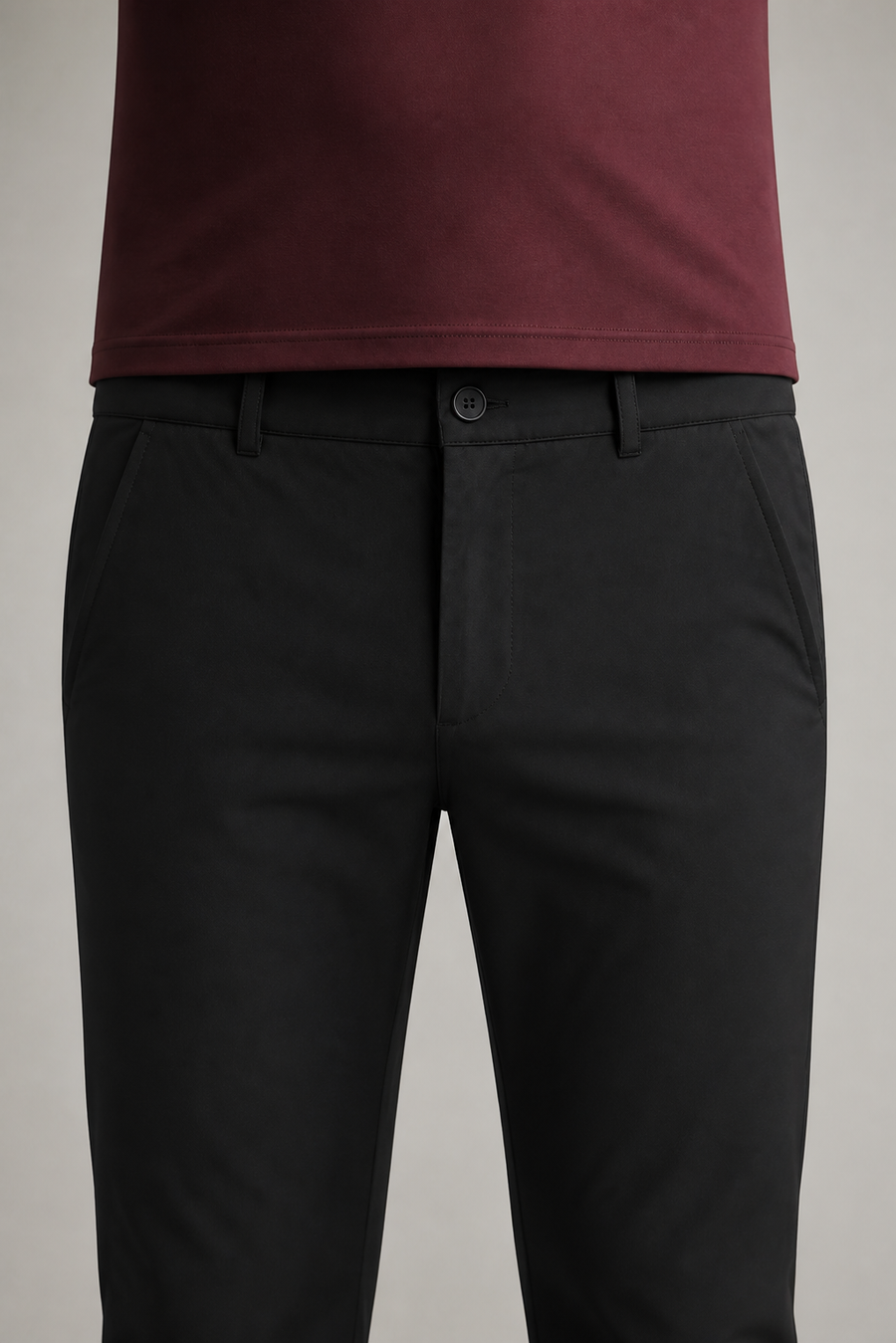 Pantalon technique stretch · Noir — View 6