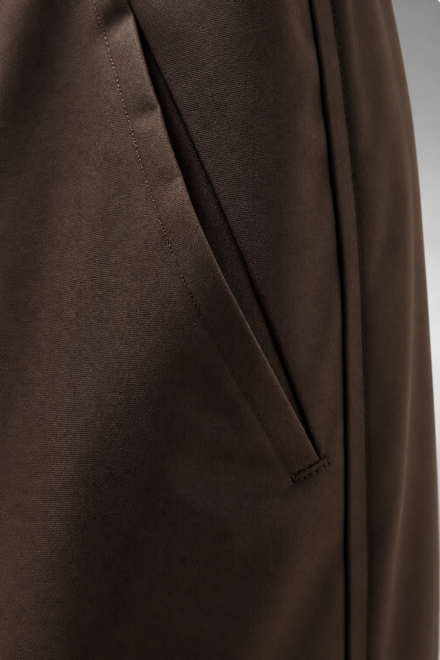 Pantalon technique stretch · Marron — View 7