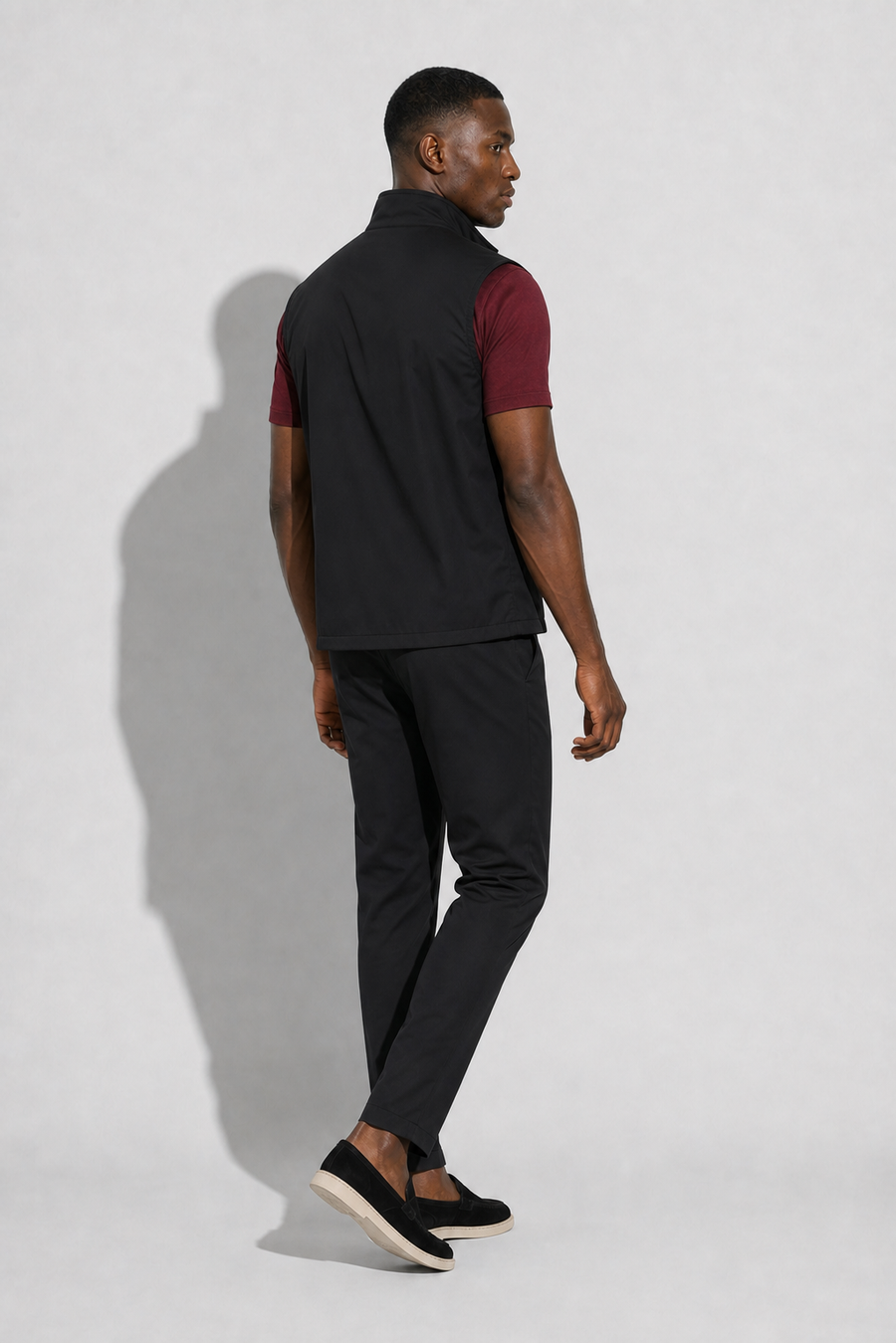 Gilet antivento · Nero — Vista 5