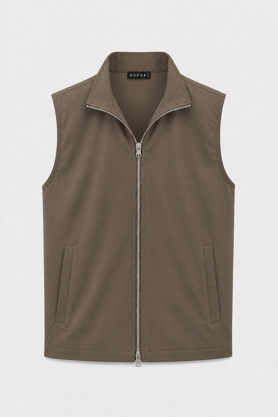 Windproof gilet · Brown — View 7