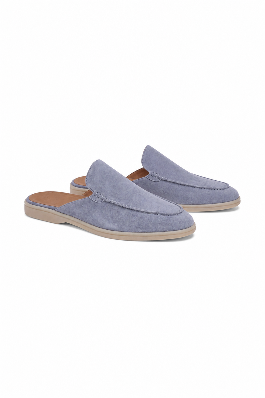 Wildleder-Mule · Hellblau — Ansicht 2