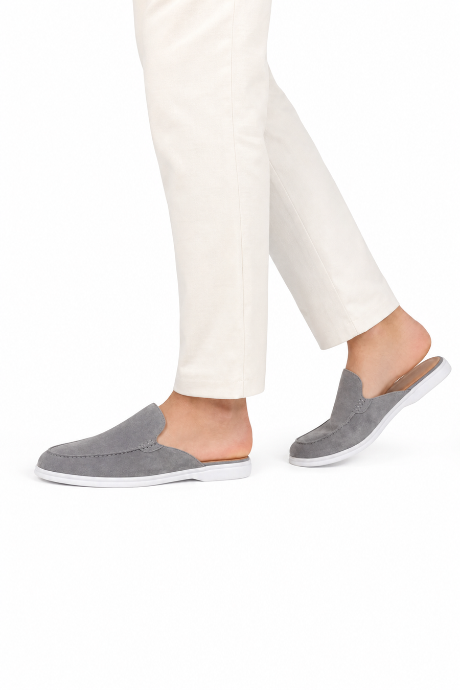 Mule suède · Gris — Vue 5
