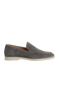 Suede Loafers · Grey