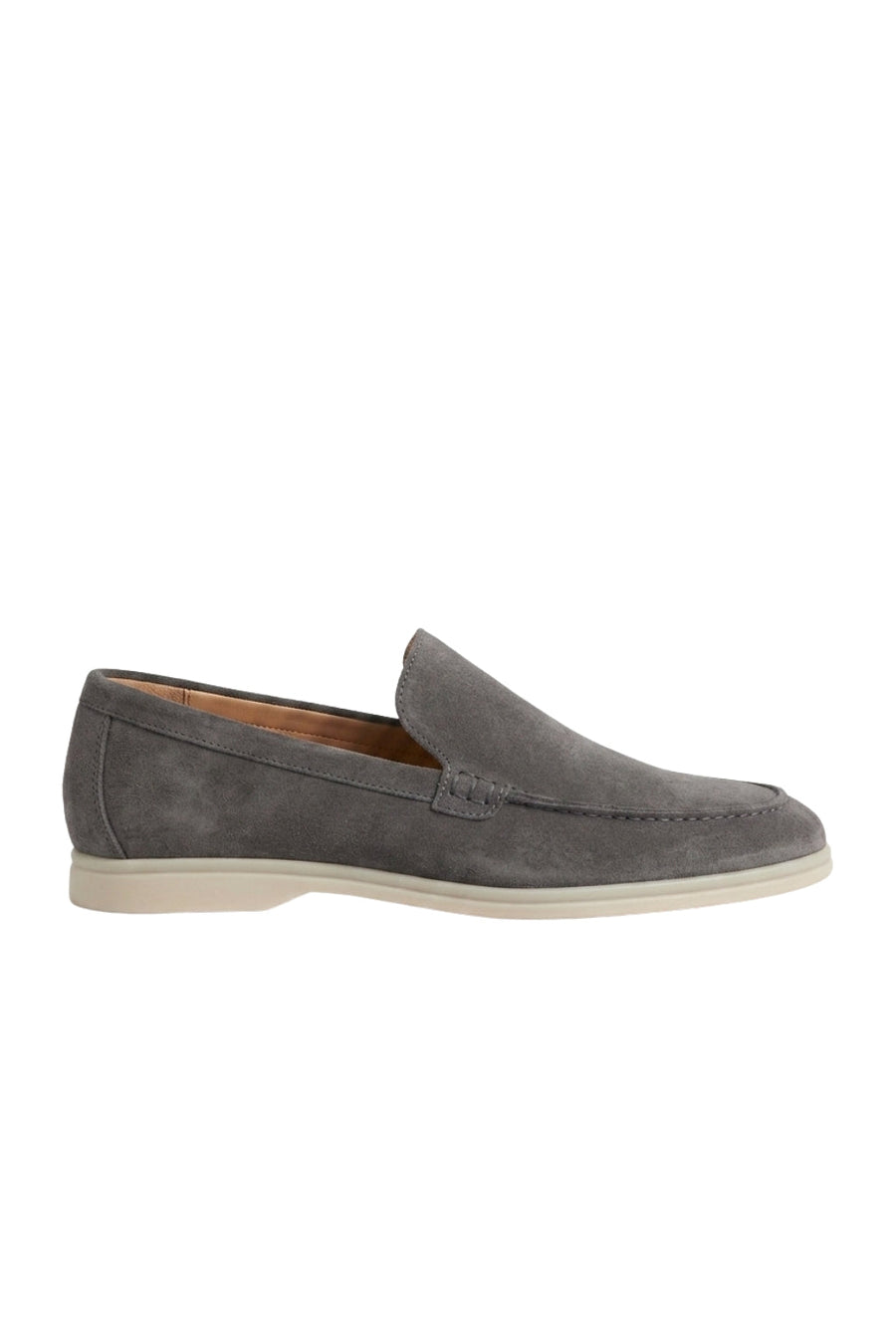 Mocasín de ante · Gris
