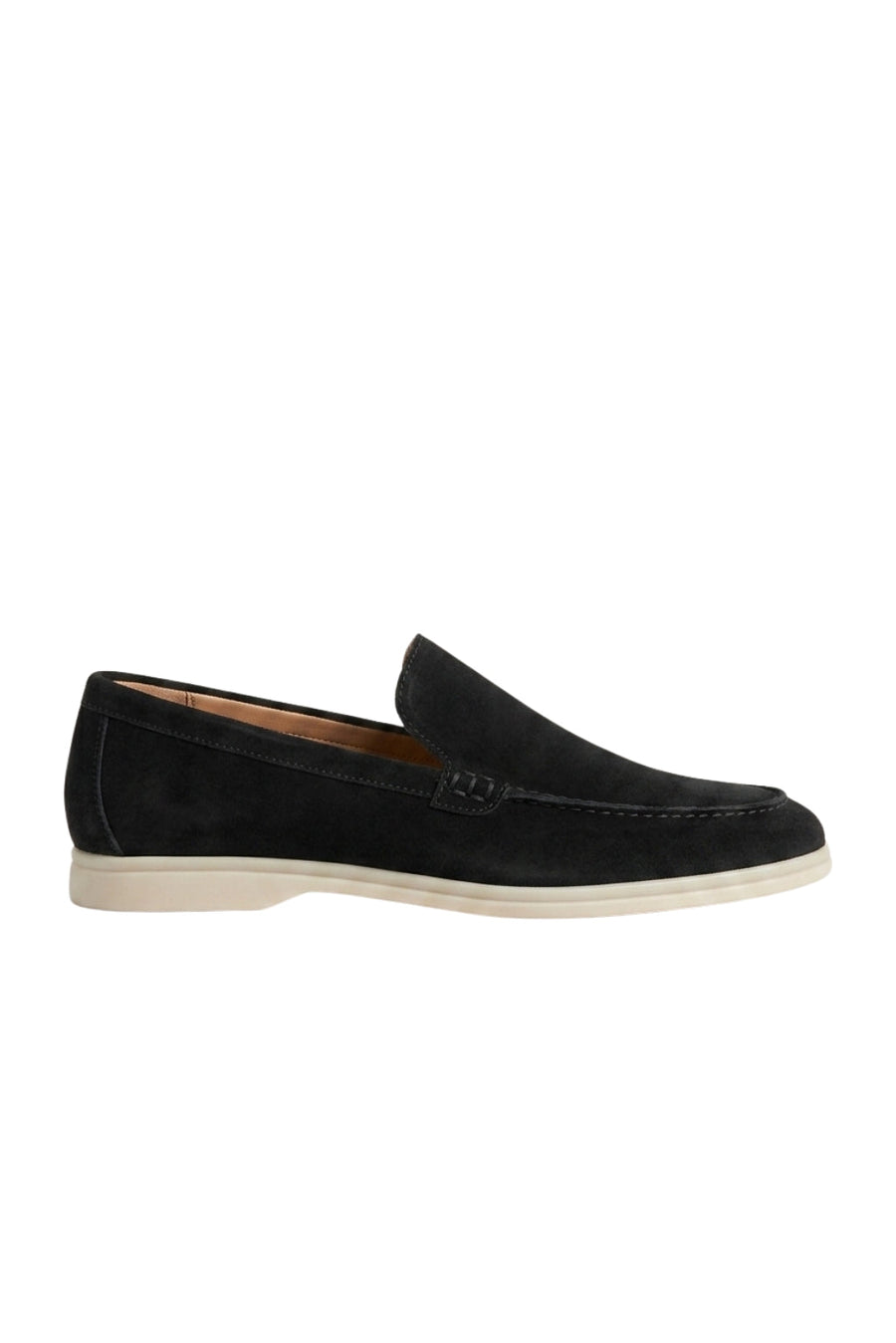 Suede loafer · Black