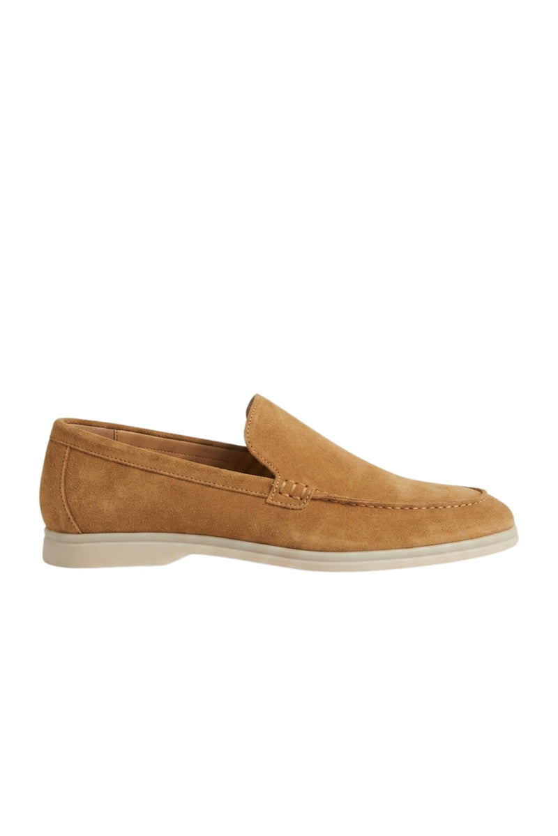 Suede Loafer · Light Tobacco