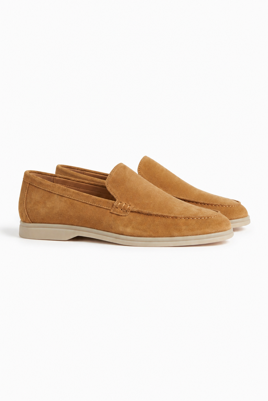 Suede loafer · Light tobacco — View 2
