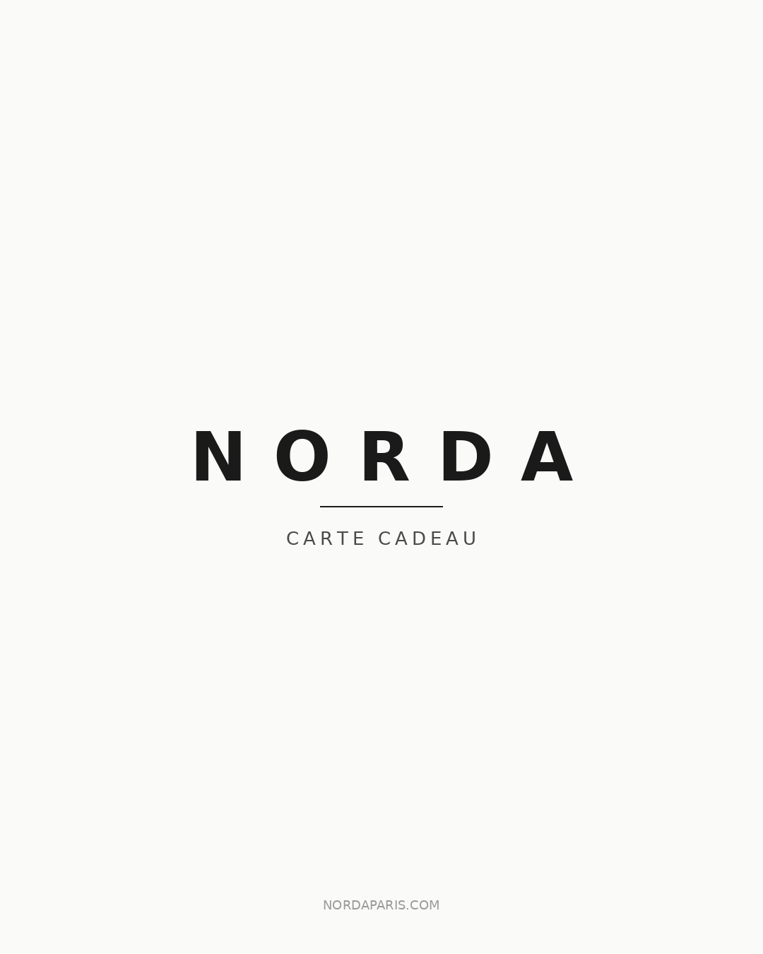 Carte cadeau NORDA