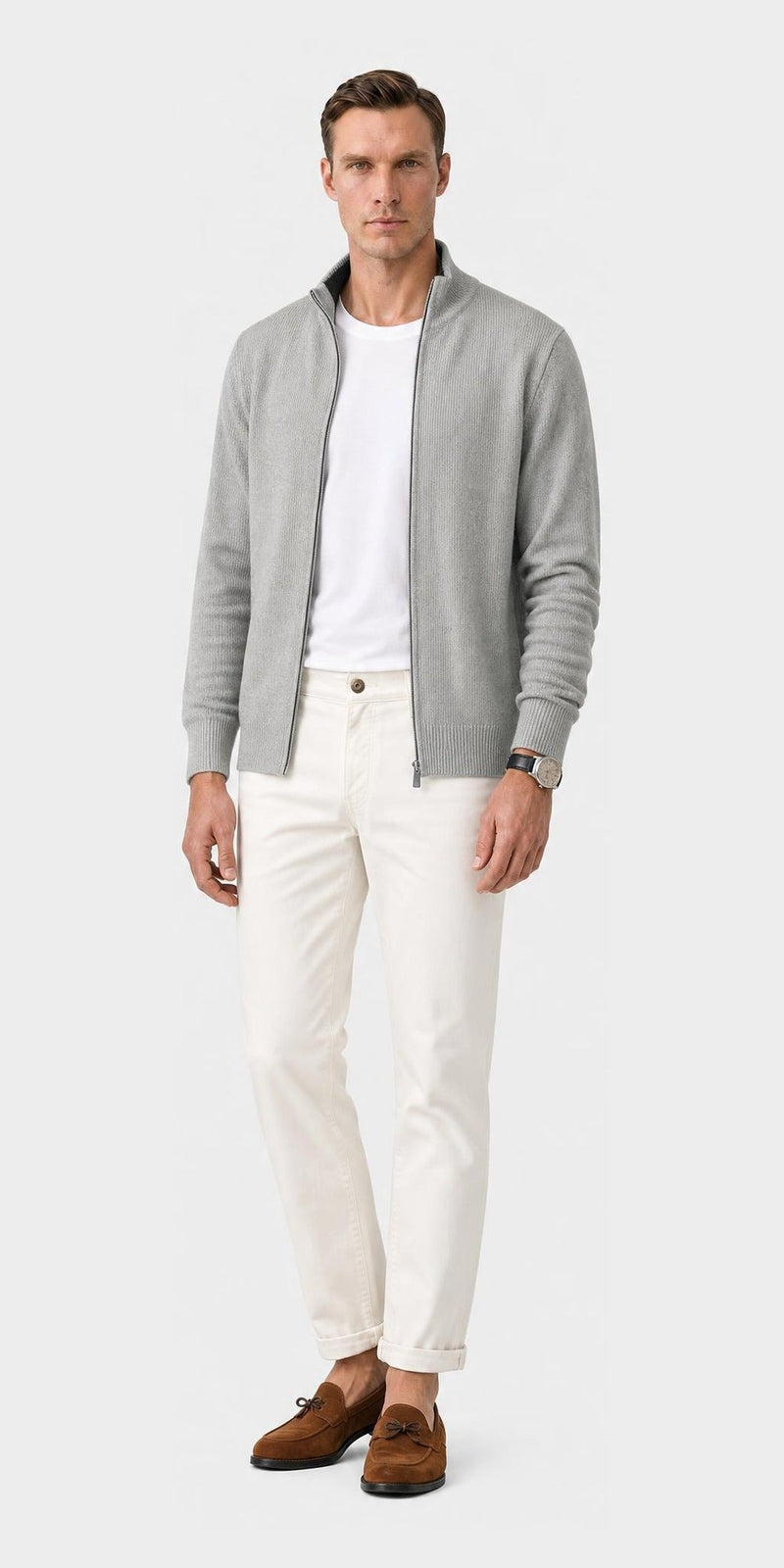 Cardigan zippé — vue 2
