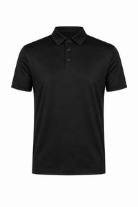 Polo mercerisé · Noir