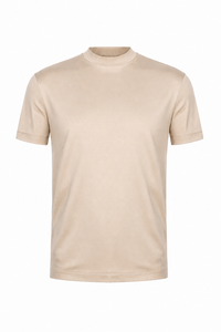T-shirt mercerisé · Beige