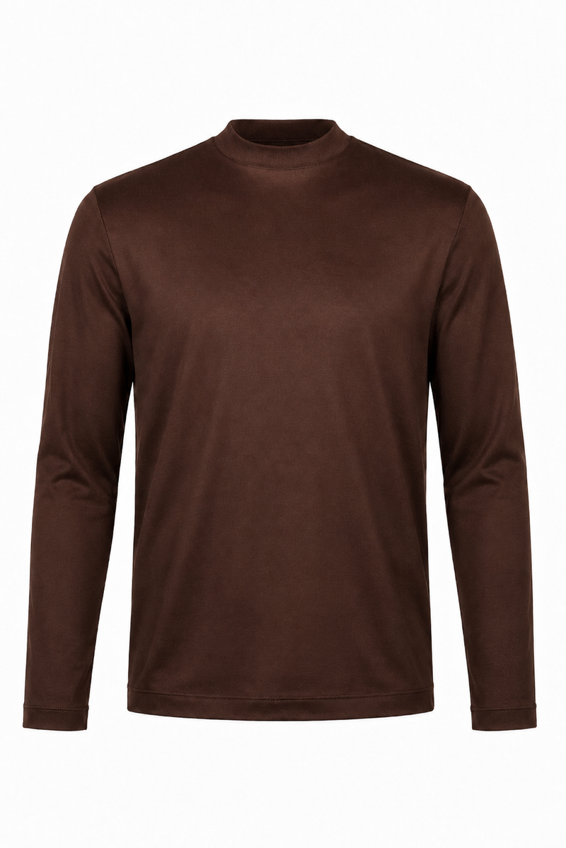 T-shirt mercerisé manches longues