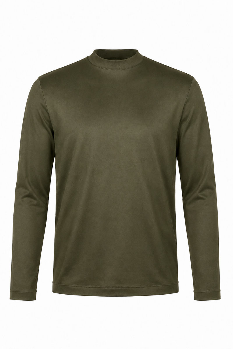 T-shirt mercerisé manches longues