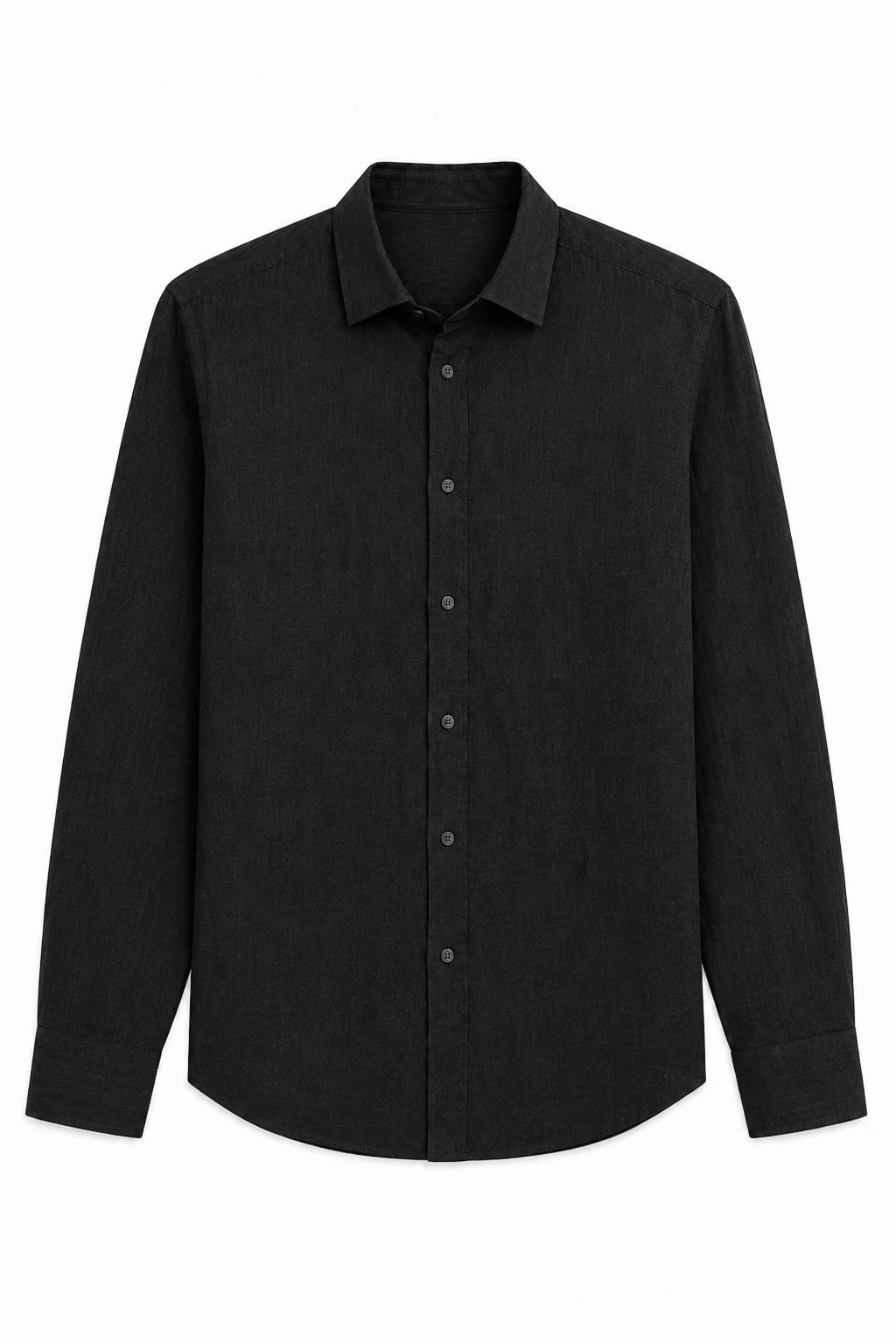 Product view of Linen shirt · Black