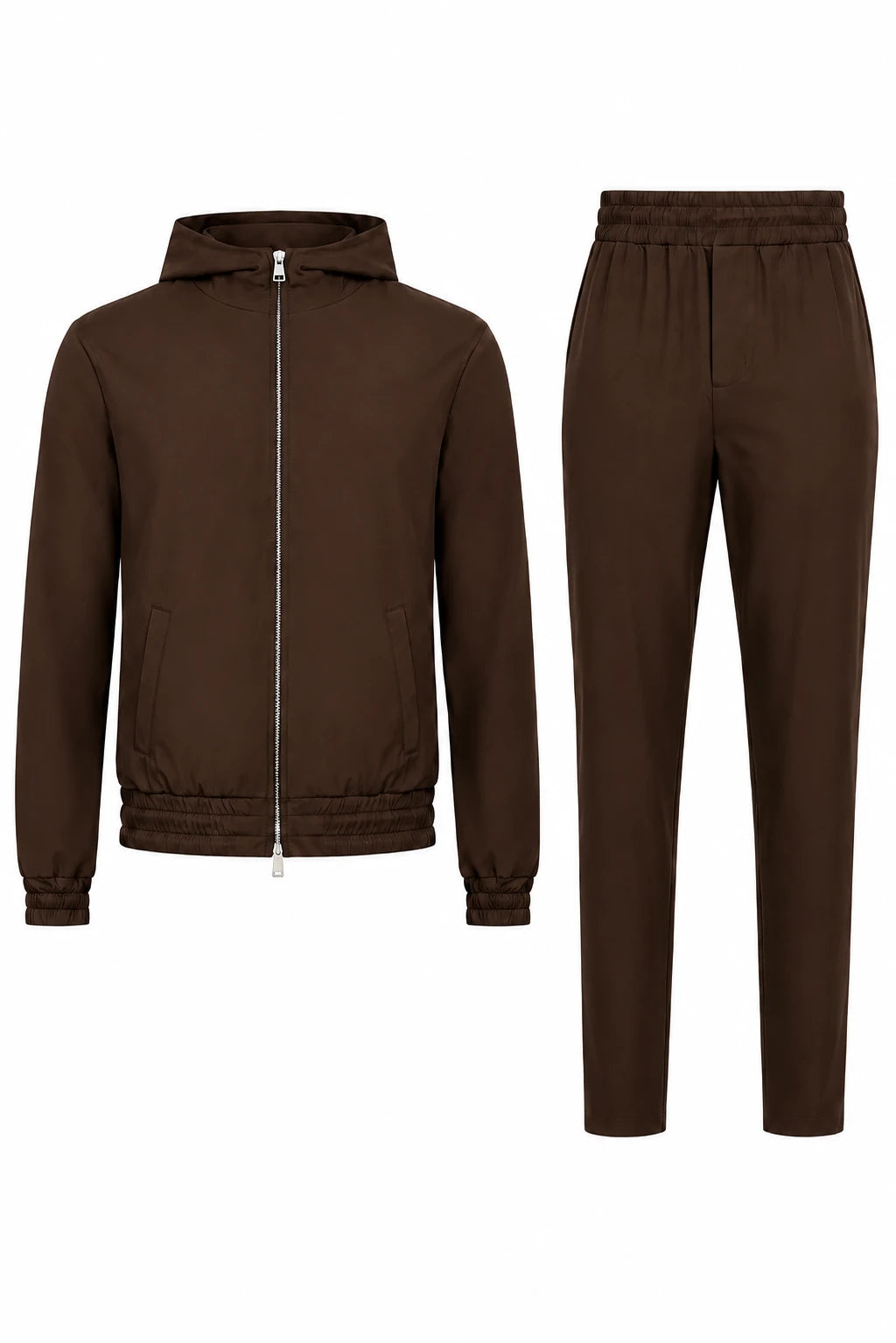 Product view of Hooded Travel set · Brown