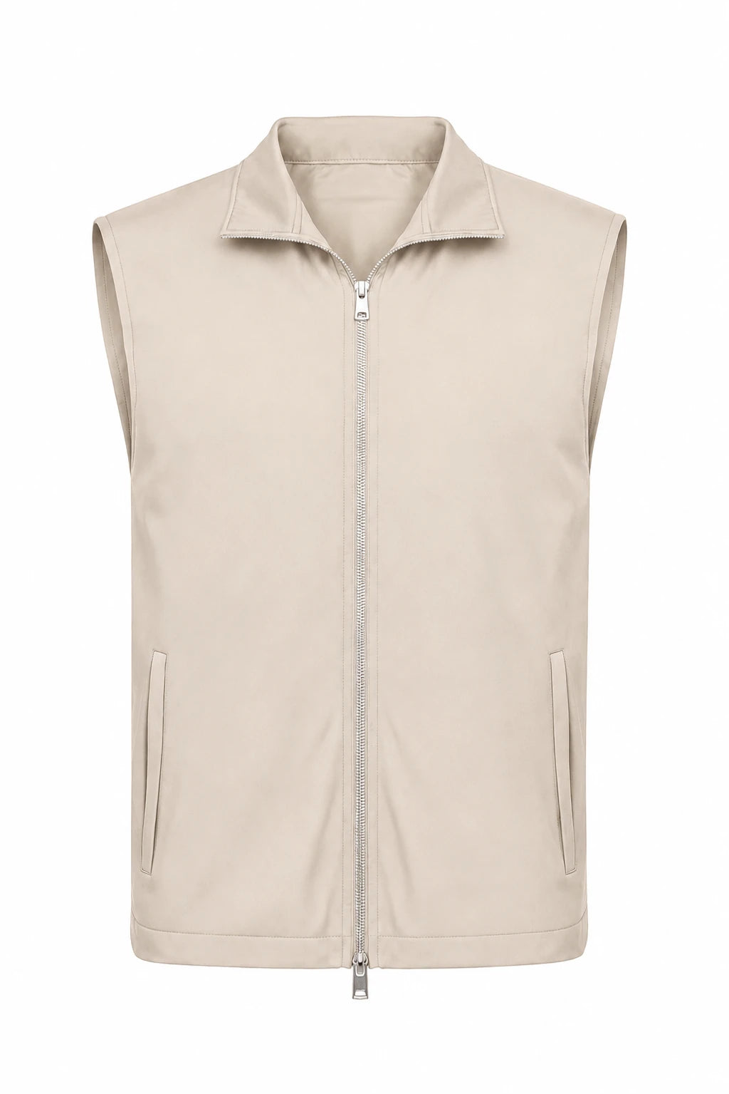 Product view of Windproof gilet · Beige