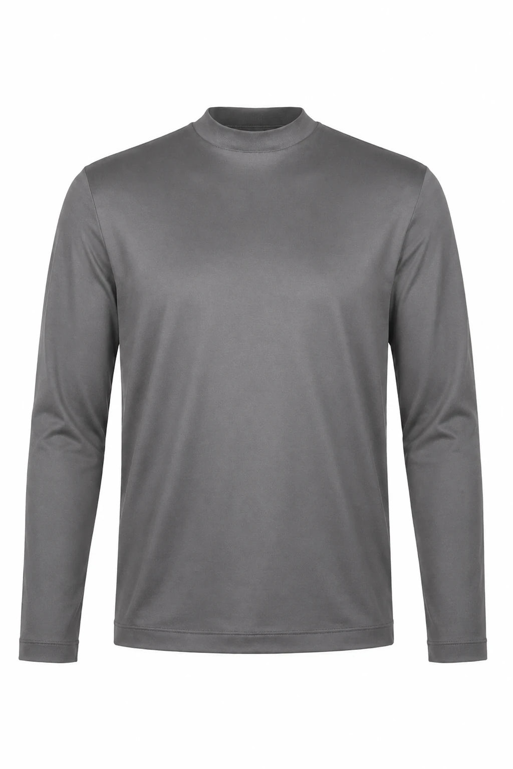 Product view of Long-sleeved mercerised T-shirt · Grey