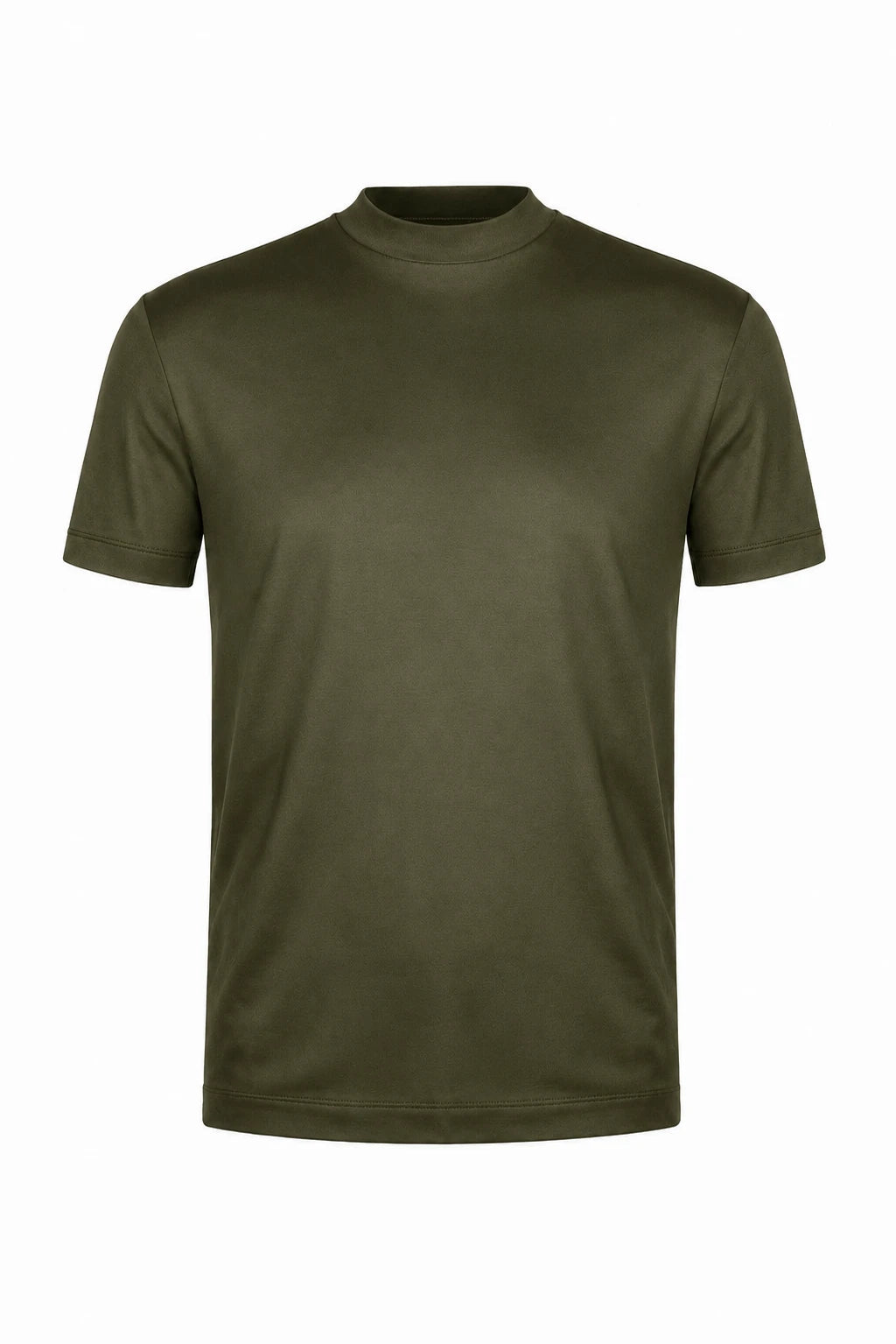 Product view of Mercerised T-shirt · Olive